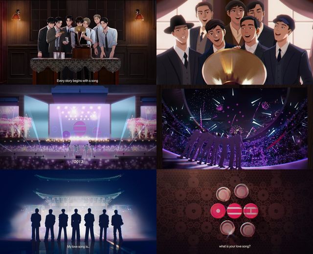 방탄소년단이 애니메이션을 동원해 정규 5집 ‘아리랑’에 얽힌 스토리텔링에 나서 화제를 모으고 있다. 사진제공|빅히트뮤직