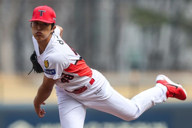 KIA 이의리는 2026시즌 공격적인 투구 스타일을 앞세워 반등을 예고헀다. 사진제공｜KIA 타이거즈