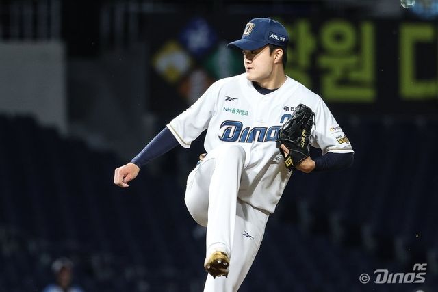 NC 임지민은 평균 152㎞의 빠른 공을 던지는 우완투수다. 그는 팀의 차기 마무리투수로 낙점받을 만큼 가파른 성장세를 보이고 있다. 사진제공｜NC 다이노스