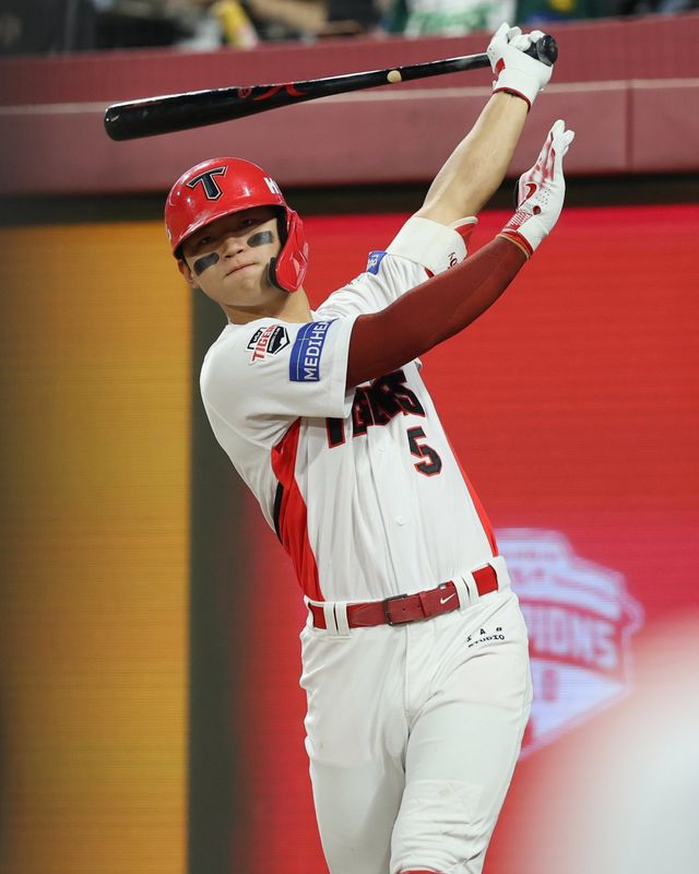 KIA는 2026시즌 공격력을 극대화하기 위해 김도영이 4번타자 중책을 맡는 구상을 하고 있다. 사진제공｜KIA 타이거즈