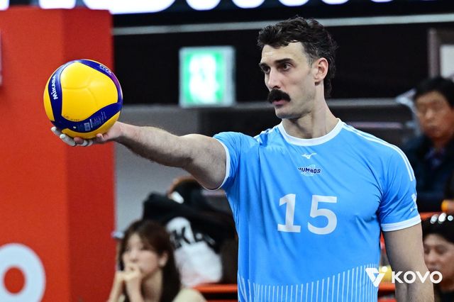 대한항공 카일 러셀(사진)은 이번 시즌 중반까지 맹활약했으나 후반 페이스가 떨어지면서 호세 마쏘로 교체됐다. 사진제공｜KOVO