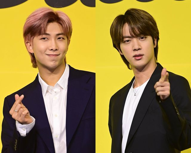 방탄소년단 RM(왼쪽), 진 사진=스포츠동아DB