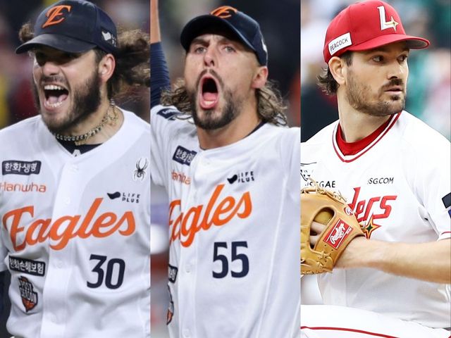 토론토 코디 폰세, 휴스턴 라이언 와이스, 디트로이트 드류 앤더슨(왼쪽부터)은 2026시즌 빅리그에서 성공 신화를 이어가려 한다. 사진제공｜한화 이글스·SSG 랜더스