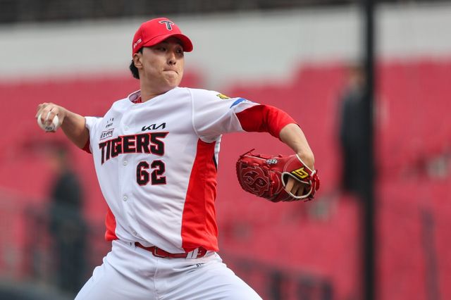 KIA 정해영은 2026시즌 개막을 앞두고 투구 페이스를 조절하고 있다. 그는 삼성과 시범경기 마지막 2연전에 등판할 계획이다. 사진제공｜KIA 타이거즈