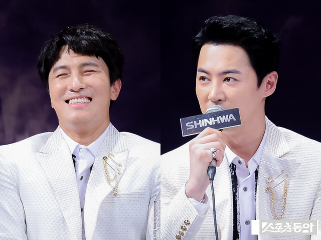 신화 김동완(왼쪽)과 전진. 스포츠동아DB