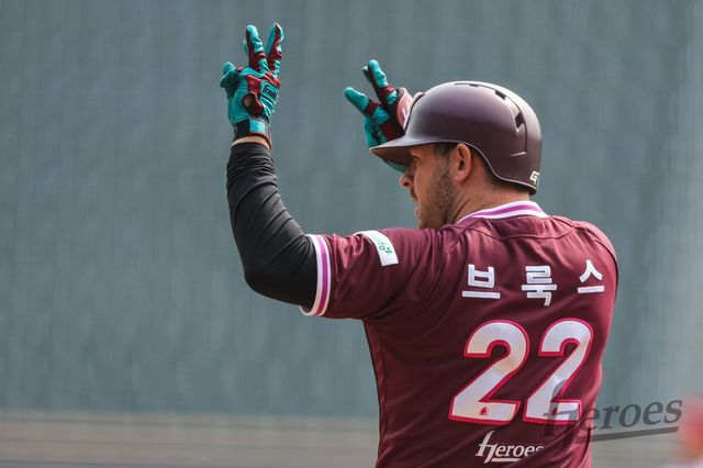 키움 트렌턴 브룩스는 3월 31일 인천 SSG전서 리드오프로 나선다. 키움은 그의 콘택트와 출루 능력에 많은 기대를 하고 있다. 사진제공｜키움 히어로즈