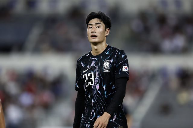 서민우가 지난해 7월 용인미르스타디움에서 열린 홍콩과 E-1 챔피언십 2차전을 뛰고 있다. 사진제공｜대한축구협회