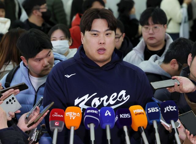 WBC 야구 대표팀 류현진. 뉴시스