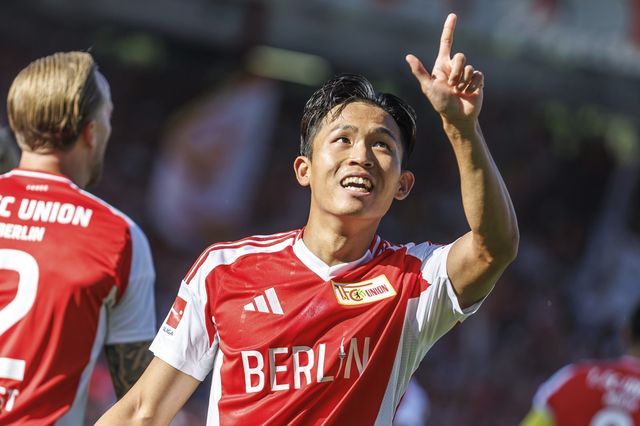 우니온 베를린 정우영이 9일(한국시간) 브레멘과 홈경기 교체 출전했지만 공격 포인트를 기록하진 못했다. 베를린｜AP뉴시스