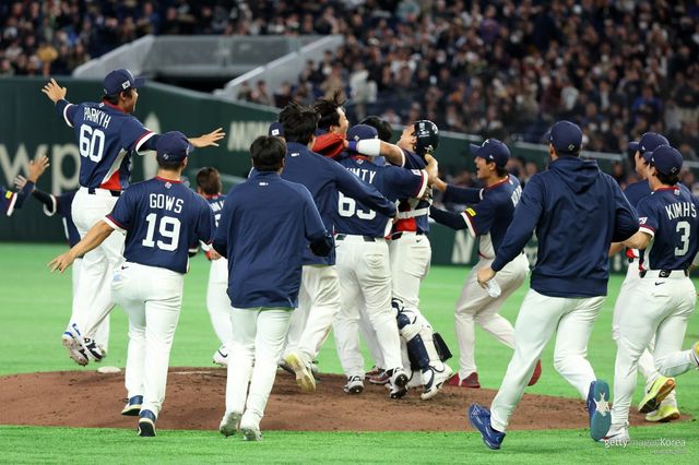 한국 야구대표팀. 사진=게티이미지코리아
