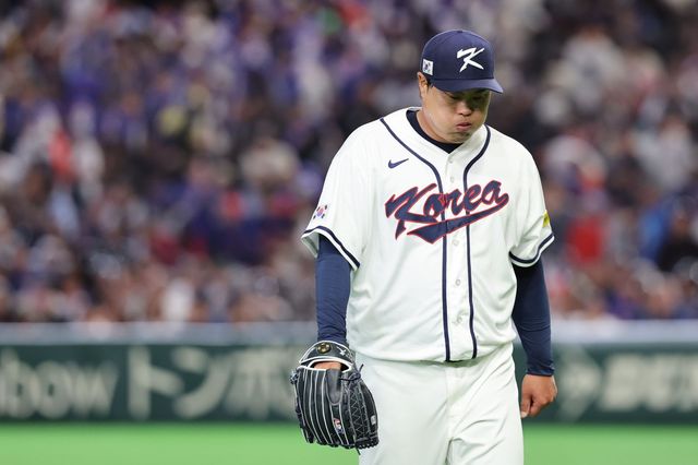 WBC 야구 대표팀 류현진. 도쿄｜뉴시스
