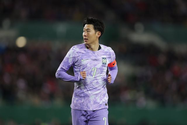 축구국가대표팀 공격수 손흥민이 1일(한국시간) 에른스트 하펠 슈타디온서 열린 오스트리아전서 공격 포인트를 기록하지 못했다. 사진제공｜대한축구협회