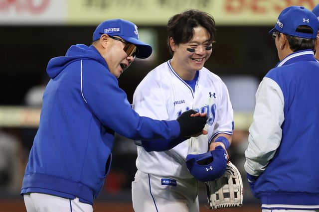 삼성 박승규(가운데)는 부상자가 많은 팀 타선에 활력을 불어넣고 있다. 사진제공｜삼성 라이온즈