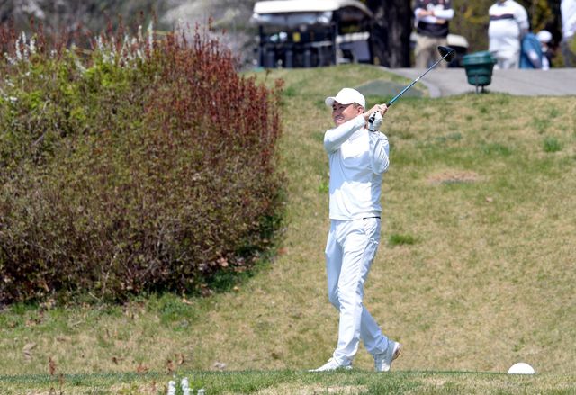 김병지 강원 대표이사는 13일 경기도 용인 코리아CC서 열린 2026 축구인 골프대회서 북중미월드컵에 출전할 후배 골키퍼들을 향해 “마지막까지 좋은 컨디션을 유지해야 주전으로 뛸 수 있다”고 조언했다. 용인│사진공동취재단