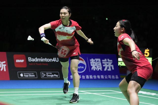 전 배드민턴 국가대표 김소영(뒤)은 지난해 태극마크를 반납했지만 여전히 국제대회를 누비며 경쟁력을 과시하고 있다. AP뉴시스