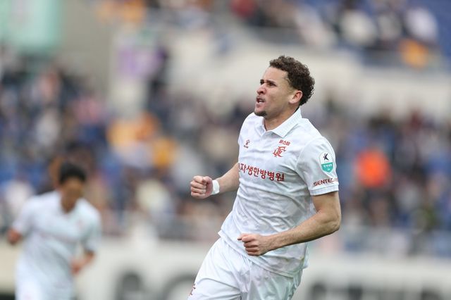 부천 갈레고는 2부용 선수라는 꼬리표를 떼어내고 올 시즌 K리그1서 7경기 4골 1도움으로 맹활약하고 있다. 사진제공│한국프로축구연맹
