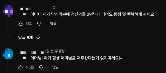 해당 영상에 무려 2만 2000개 이상 달린 댓글 가운데 일부는 특정 유치원 또는 아동의 ‘실명’을 드러내기도 해 논란을 낳고 있다. 사진제공 | 유튜브 댓글 캡처