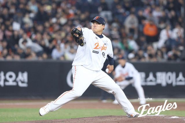 한화 류현진이 1일 대전한화생명볼파크서 열린 KT전서 역투하고 있다. 사진제공｜한화 이글스