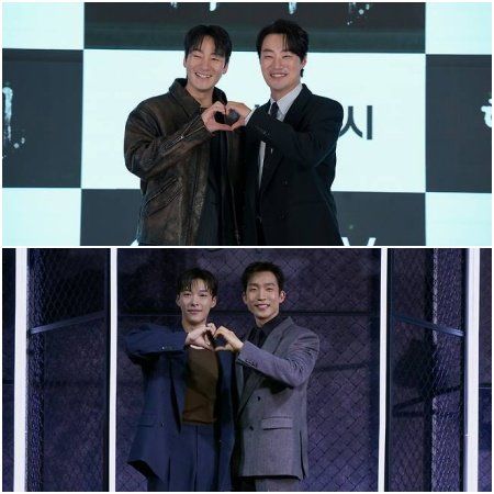 ENA ‘허수아비’(위)·넷플릭스 ‘사냥개들’ 시즌2 제작발표회