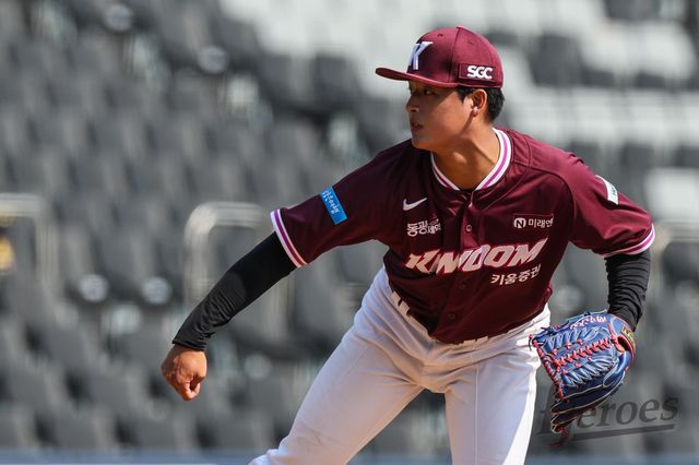 키움 박준현은 26일 고척 삼성전에 선발등판하며 1군 데뷔전을 치른다. 사진제공｜키움 히어로즈