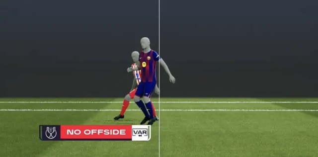 스페인 프리메라리가가 다음 시즌부터 자동 오프사이드 시스템을 도입한다. 사진출처│라리가 중계화면 캡쳐