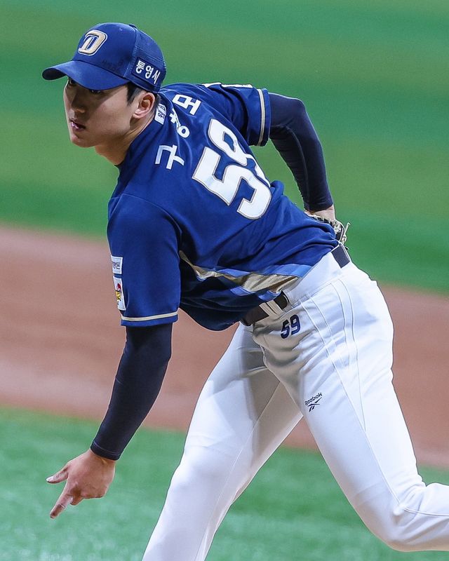 NC 구창모가 23일 고척 키움전에 선발등판해 역투하고 있다. 사진제공｜NC 다이노스