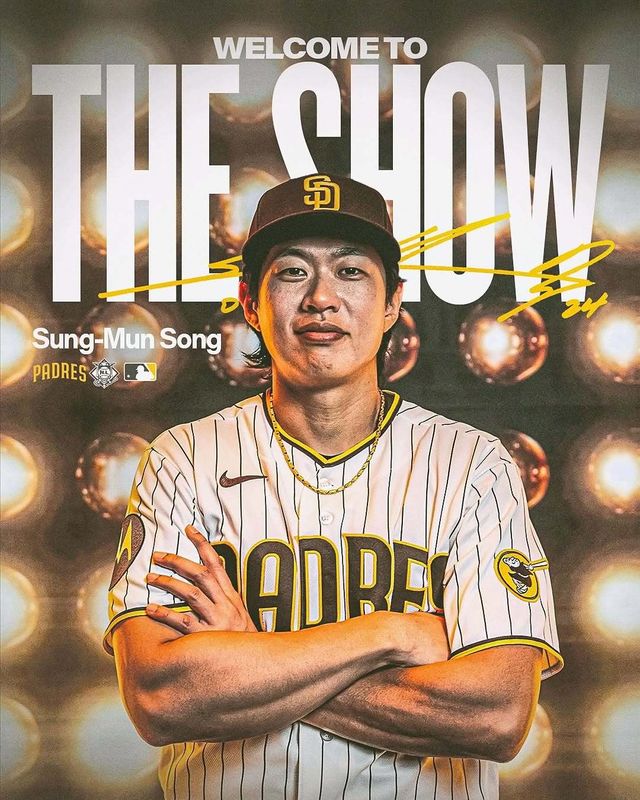 샌디에이고 송성문이 27일(한국시간) 에스타디오 알프레도 아르프 엘루서 열린 애리조나전서 MLB 데뷔전을 치렀다. 사진출처｜샌디에이고 파드리스 인스타그램