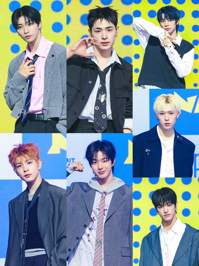 유우, 하루, 소 건, 휴이, 세이타, 토모야, 유키(시계방향으로) 사진제공 | JYP 엔터테인먼트