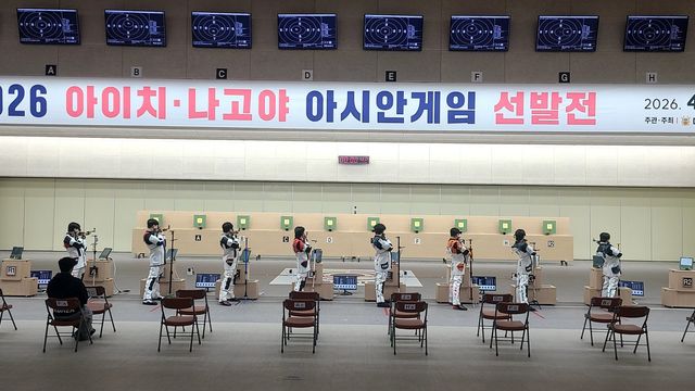창원국제사격장에서 26일 끝난 나고야AG 사격 국가대표 선발전에선 5개 비공인 세계기록이 탄생할 정도로 경쟁이 치열했다. 사진제공｜대한사격연맹
