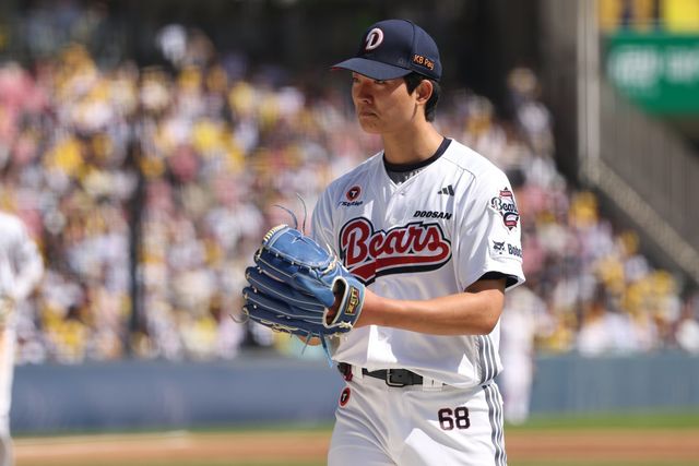 두산 최민석은 새 구종 커터를 장착하며 호투를 이어가고 있다. 사진제공｜두산 베어스