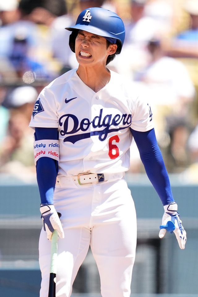 LA 다저스 김혜성이 30일(한국시간) 다저스타디움서&nbsp;열린 마이애미 말린스전서 3타수 1안타 1볼넷으로 멀티 출루를 해냈지만 팀은 2-3으로 패했다. AP뉴시스