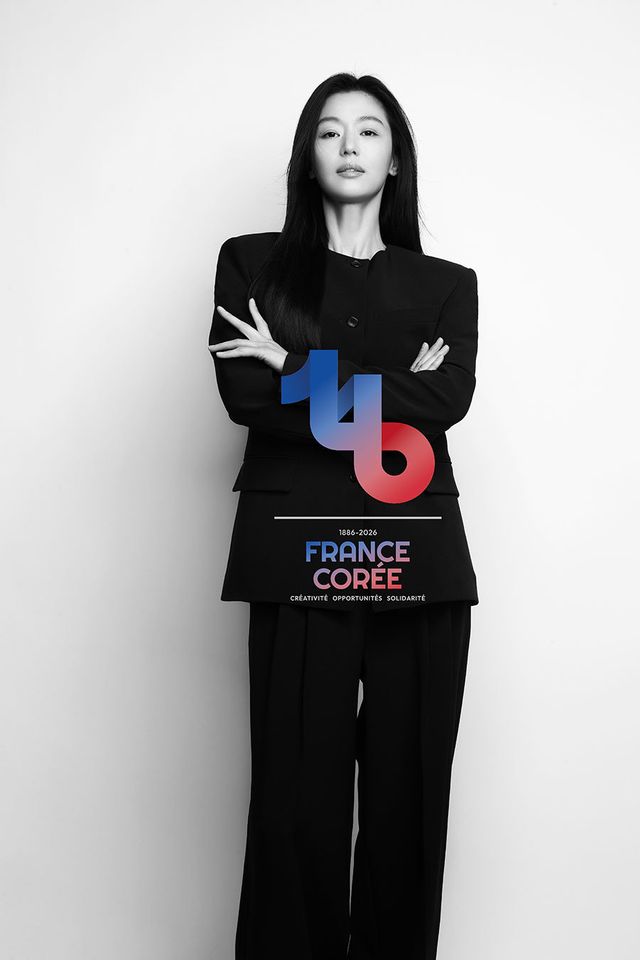 배우 전지현. 사진제공｜주한프랑스대사관