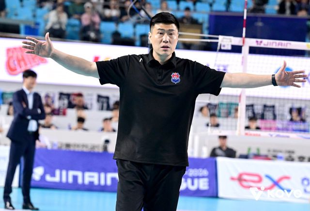 김영래 한국도로공사 감독대행. 사진제공｜KOVO