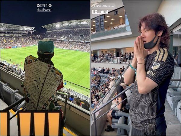 지드래곤과 대성 SNS