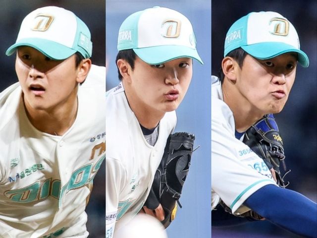 NC 이준혁, 임지민, 원종해(왼쪽부터)는 2026시즌 불펜진의 새 얼굴로 떠올랐다. 사진제공｜NC 다이노스
