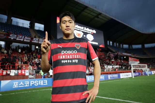 포항 이호재는 2021시즌 프로 데뷔 후 자신이 세운 목표를 하나씩 이뤘다. 다음 목표인 K리그1 득점왕과 유럽진출도 이뤄내겠다는 각오다. 사진제공│한국프로축구연맹