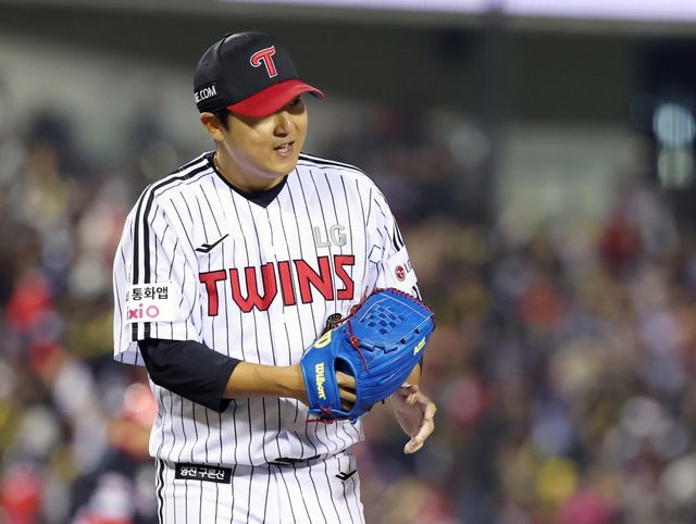 LG 송승기. 뉴시스