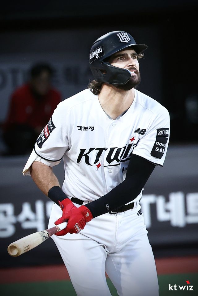 KT샘 힐리어드. 사진제공｜KT 위즈