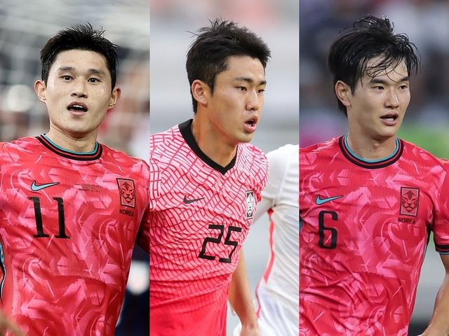 월드컵 전사를 배출한 K리그 구단들은 FIFA로부터 적잖은 보상금을 받는다. 이동경, 이기혁, 김진규(왼쪽부터)가 몸담은 울산과 강원, 전북 등이 혜택을 얻는다. 사진제공｜대한축구협회