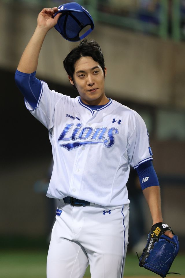 삼성 원태인은 최근 변화구 투구 비율을 높여 반등을 이뤄내려고 한다. 사진제공｜삼성 라이온즈