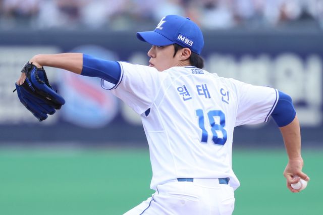 삼성 원태인은 최근 변화구 투구 비율을 높여 반등을 이뤄내려고 한다. 사진제공｜삼성 라이온즈