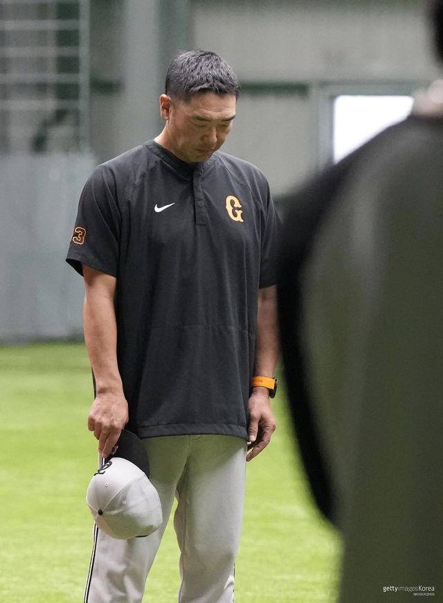 아베 신노스케 전 요미우리 자이언츠 감독. 사진=게티이미지코리아