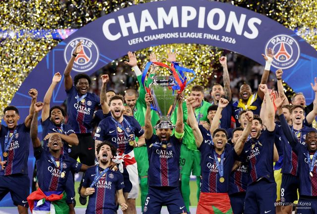 파리 생제르맹(PSG) 챔피언스리그 2연패. 사진=게티이미지코리아
