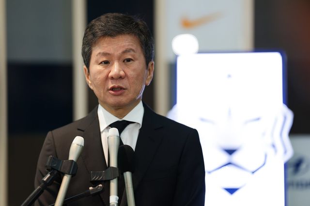 정몽규 KFA 회장이 29일 성명서를 내고 2026북중미월드컵 종료 후 한국축구 수장직에서 물러나겠다고 밝혔다. 2013년 취임한지 13년여 만이다. 사진제공｜대한축구협회