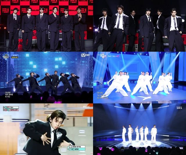사진=그레이트엠엔터테인먼트, 각 음악 방송 무대 캡처 화면
