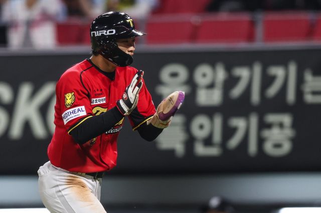 KIA 박재현은 8일 사직 롯데전서 데뷔 첫 멀티포를 터트려 팀 승리를 견인했다. 사진제공｜KIA 타이거즈