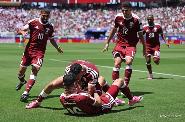 카타르 축구대표팀. 사진=게티이미지코리아