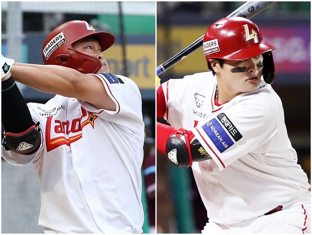 이숭용 SSG 감독이 전의산(왼쪽)과 고명준(오른쪽)이 중심타자로 도약해주길 바란다. 사진제공｜SSG 랜더스