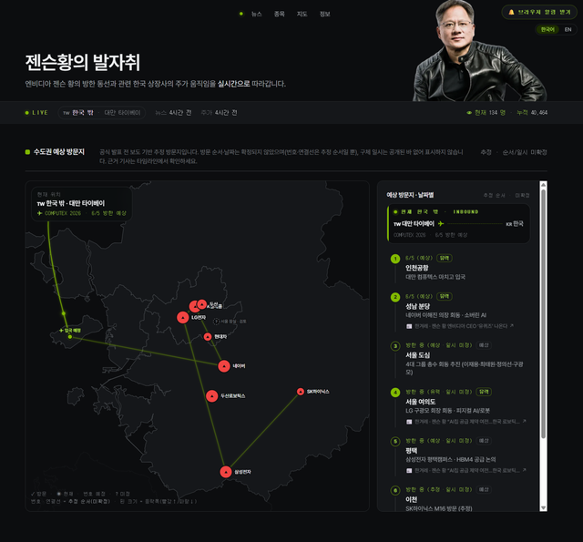 사진제공 | 웹사이트 ‘젠슨 황의 발자취’ 캡처