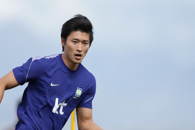 축구국가대표팀 조규성이 4일(한국시간) 엘살바도르와 평가전서 최전방 공격수로 선발 출전한다. 사진제공｜대한축구협회